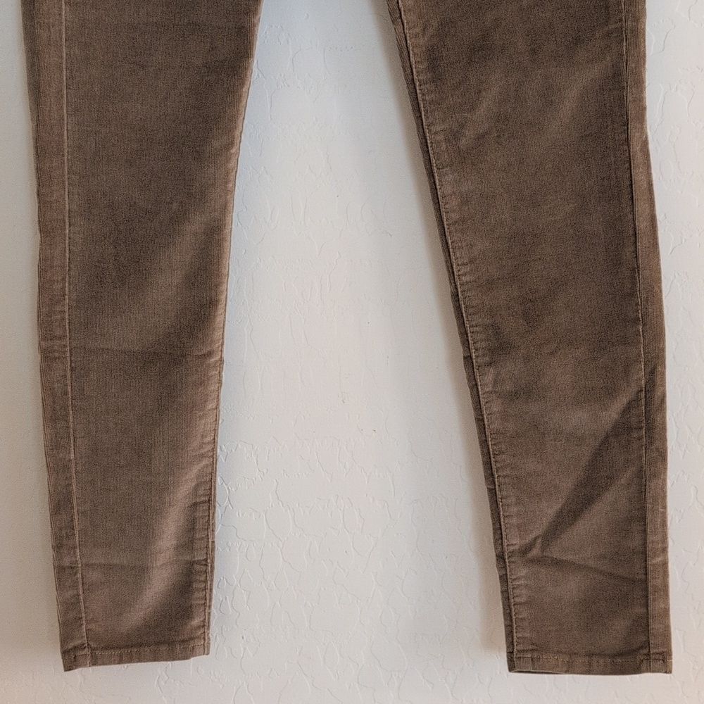 Levis 710 Corduroy Super Skinny Brown Pants - Size 27 - Picture 3 of 11